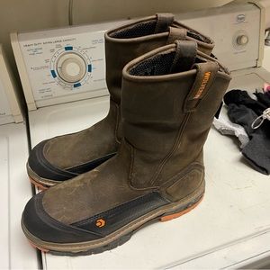 Wolverine work boots with composite toe like new